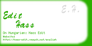 edit hass business card